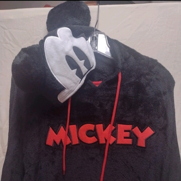 Official Disney Hooded Mickey Mouse Sleep Lounger Womens LG 12-14 Soft & Cozy - Picture 4 of 7